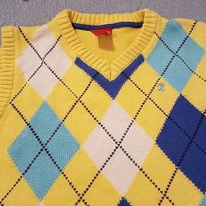 Guys Izod pull over vest